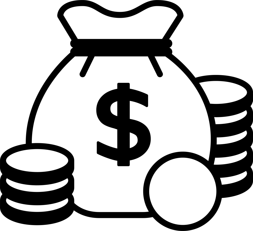 Geldsack Icon fĂŒr Sale Aktion